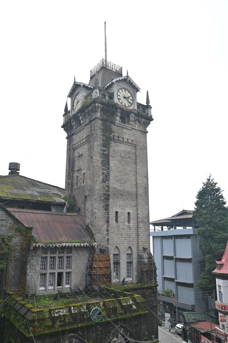 Historic Darjeeling Clock Tower near Mall Road